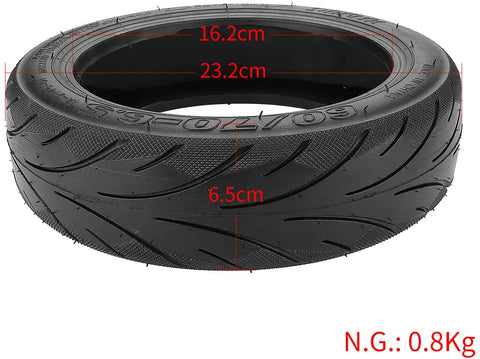 Pneu Tubeless 60/70-6.5 pour Ninebot Max G30 / Inmotion S1 / Kuickwheel S1-C Pro Confort (ar Pneu Tubeless 60/70-6.5 pour Ninebot Max G30 / Inmotion S1 / Kuickwheel S1-C Pro Confort (ar